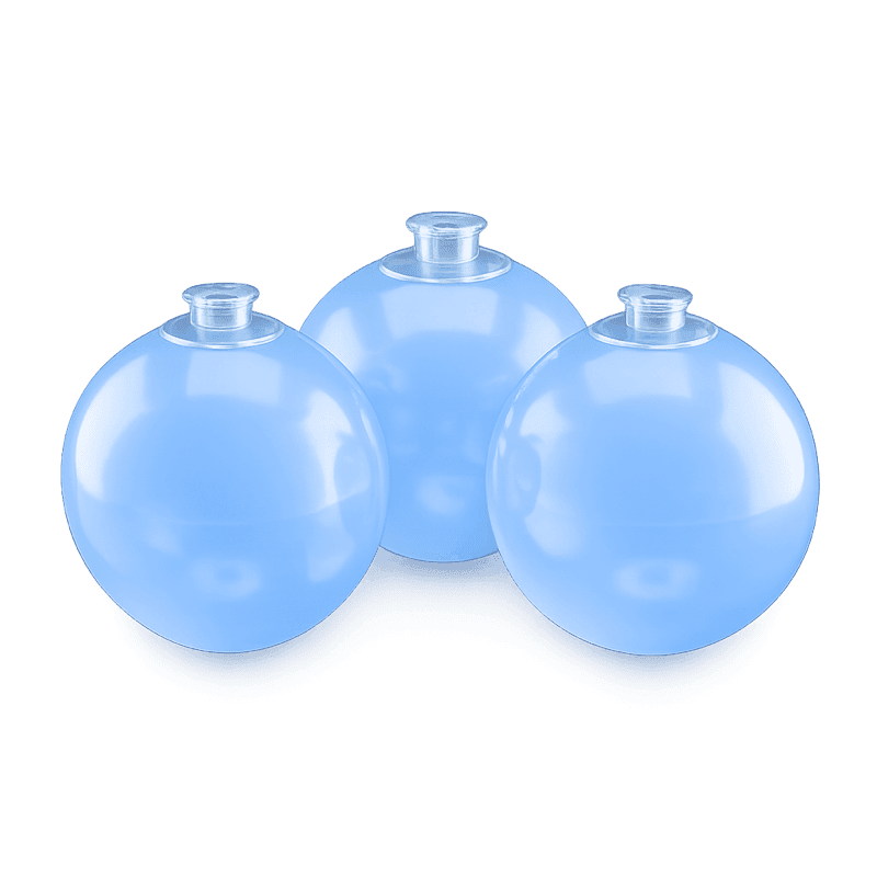 Babyblauw herbruikbare PilaMania ballon