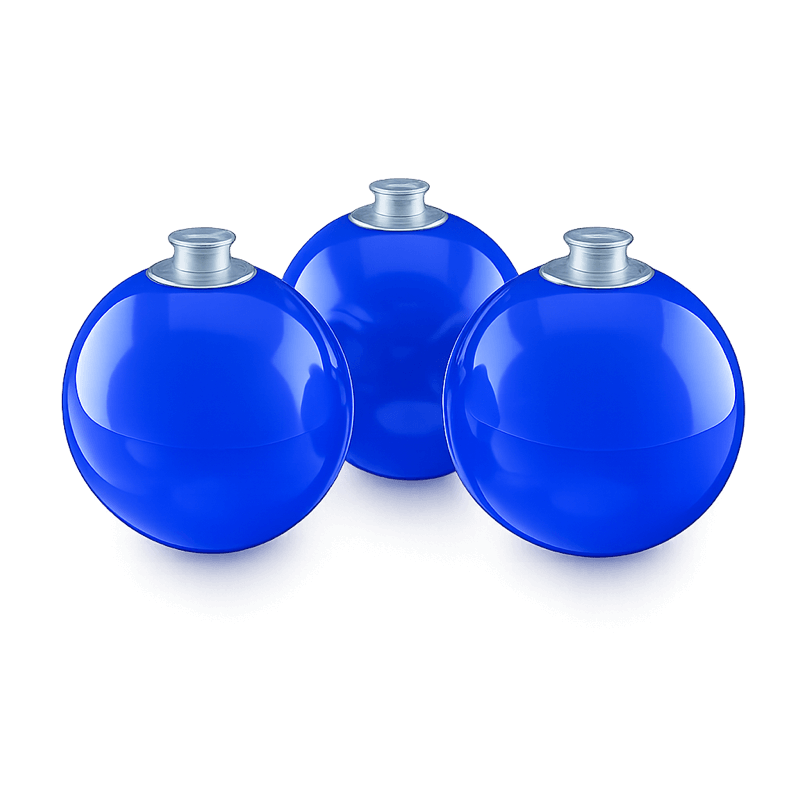 Blauwe herbruikbare PilaMania ballon