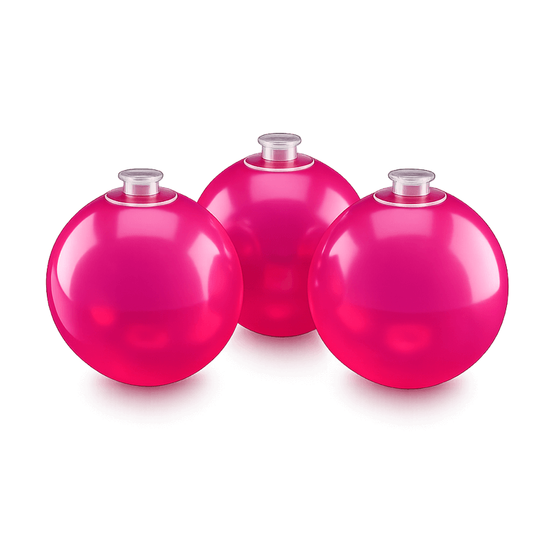 Magenta herbruikbare PilaMania ballon