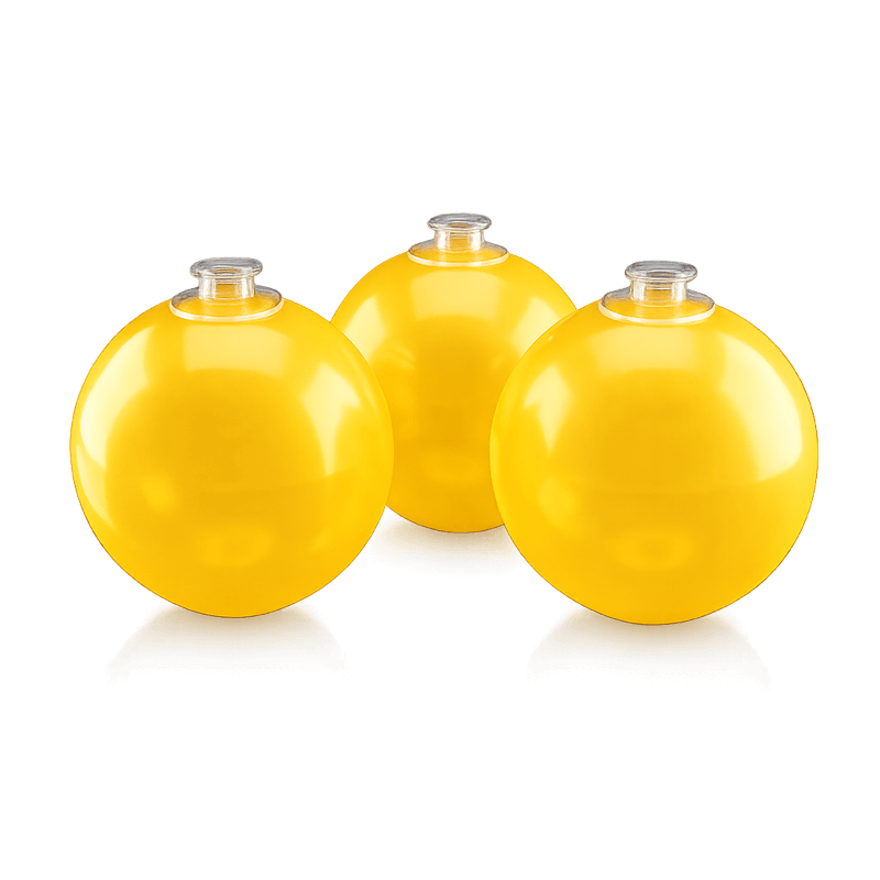 Gele herbruikbare PilaMania ballon