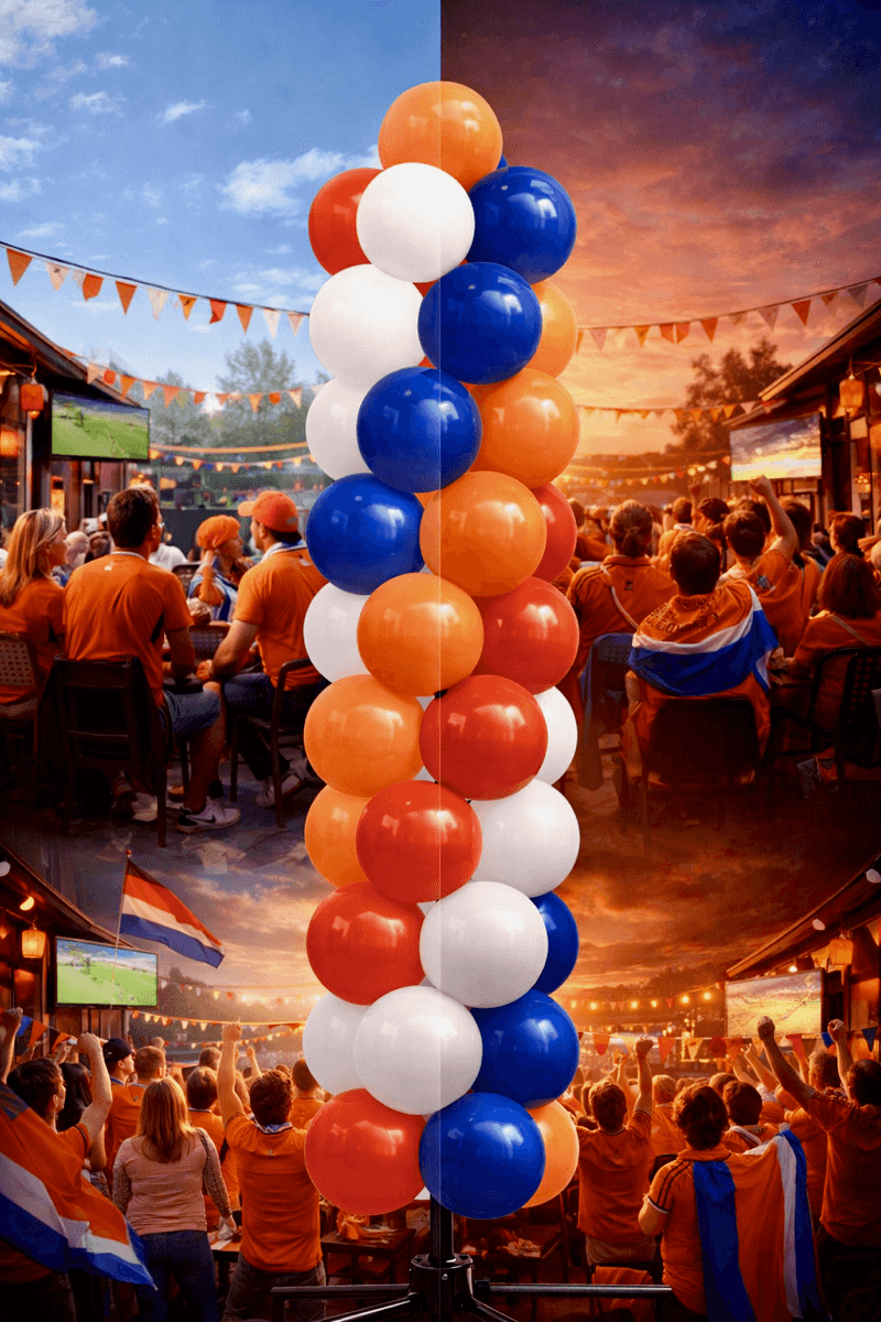 Ballonversiering die wekenlang perfect blijft staan
