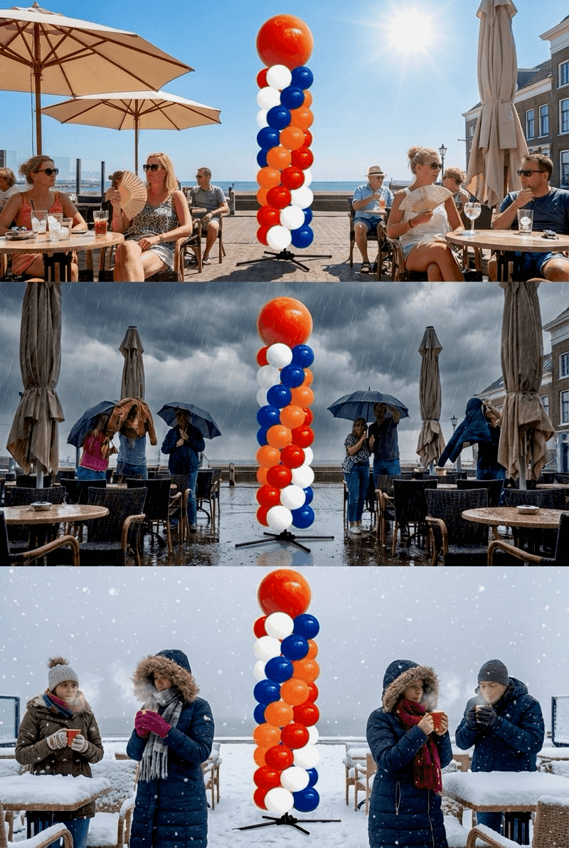 Weerbestendige ballonversiering geschikt voor buitengebruik